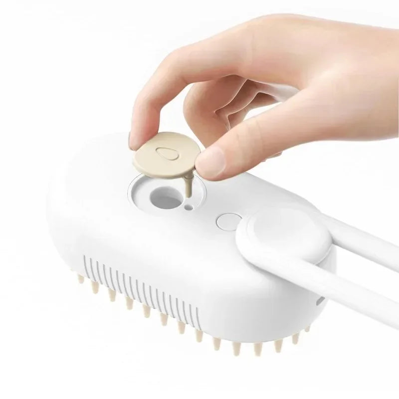 Steamy Electric Dog Brush