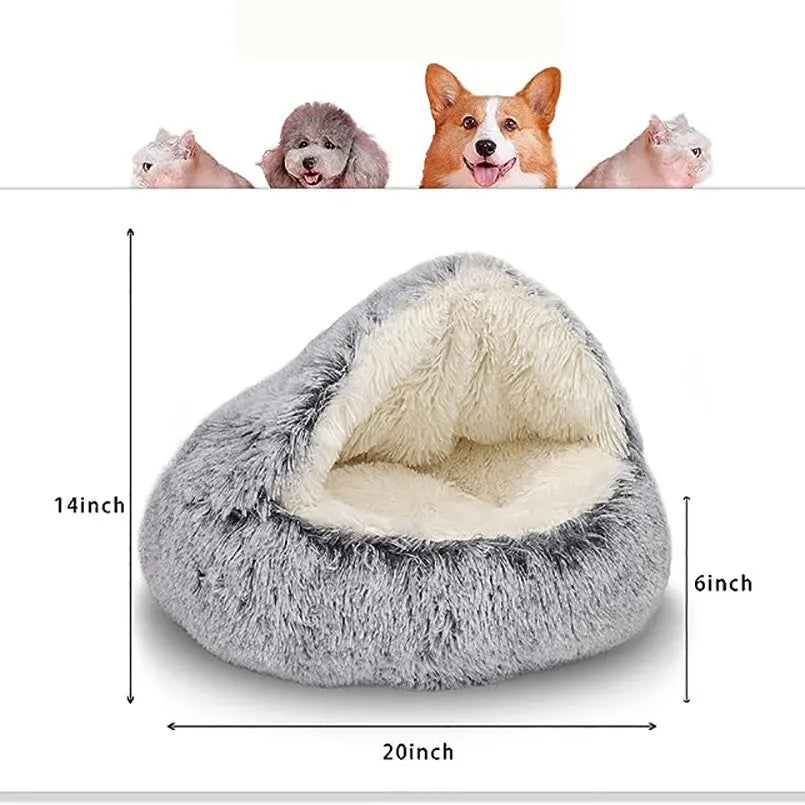 ComfyCuddle 2-in-1 Cat & Dog Bed