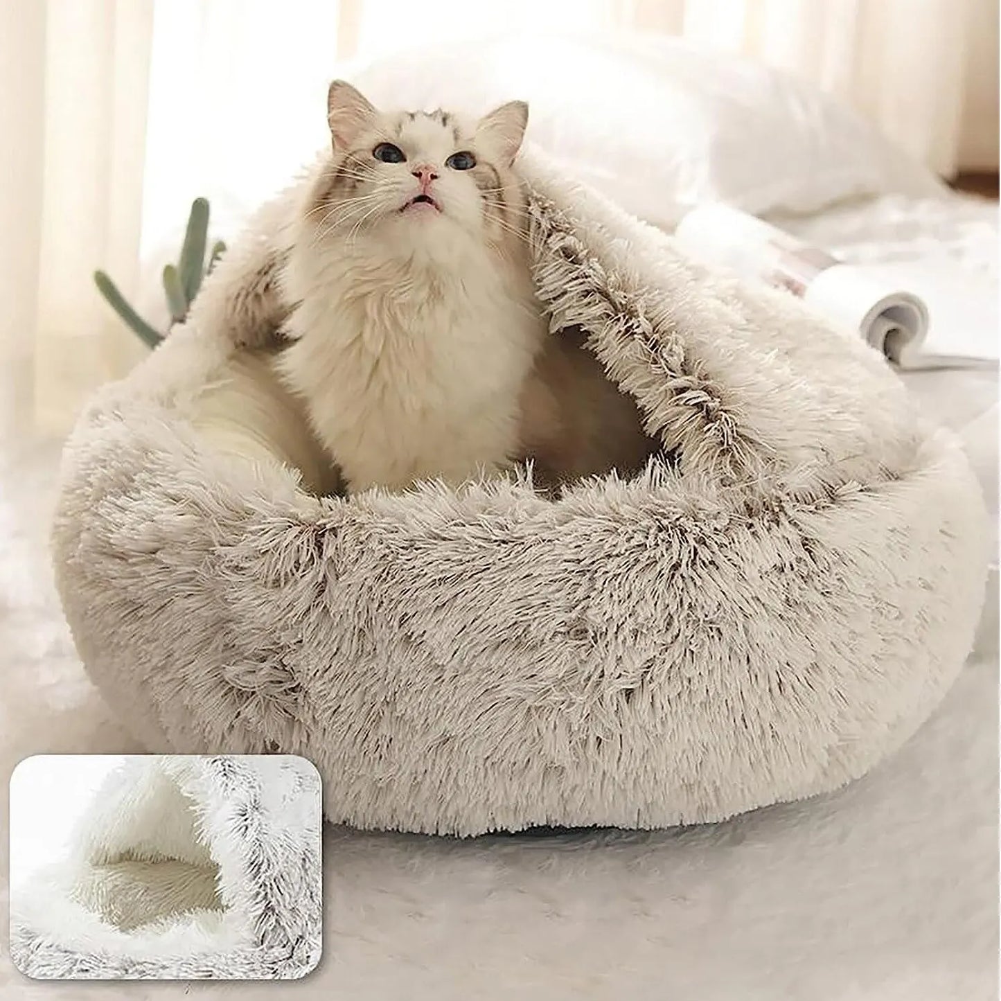 ComfyCuddle 2-in-1 Cat & Dog Bed