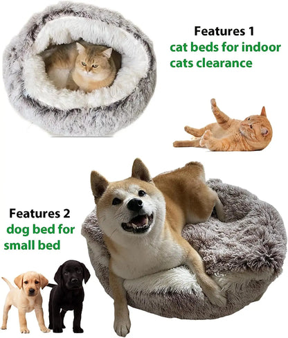 ComfyCuddle 2-in-1 Cat & Dog Bed