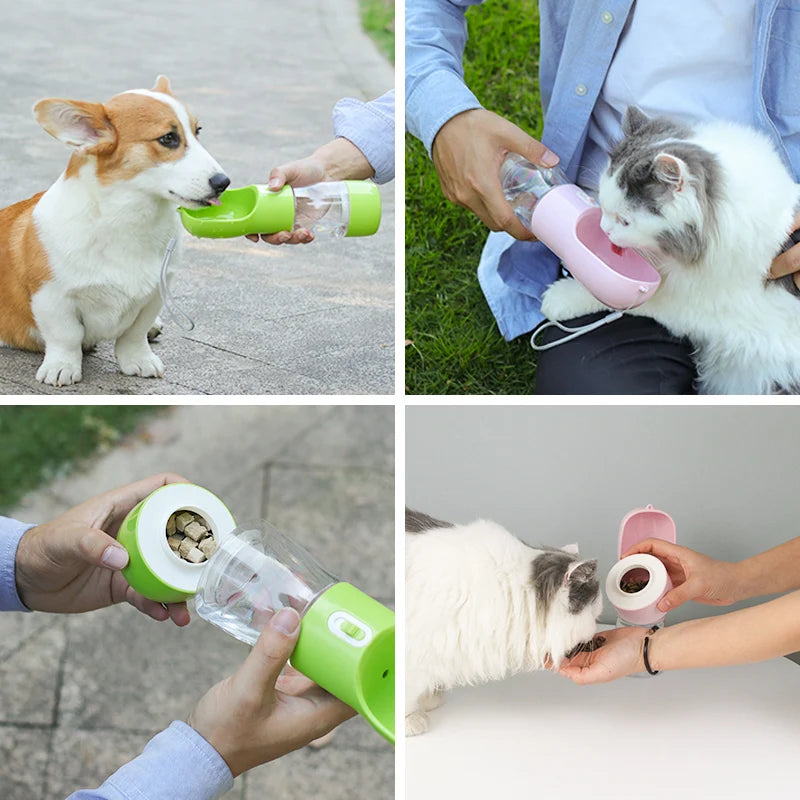 Portable Dog Water Bottle & Bowl