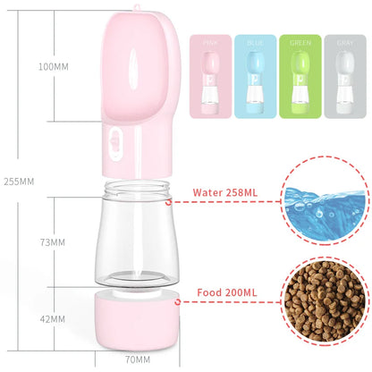 Portable Dog Water Bottle & Bowl