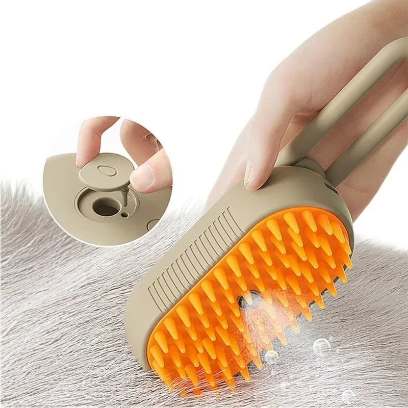 Steamy Electric Dog Brush