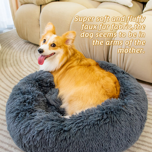 Washable Anti-Anxiety Fluffy Pet Bed