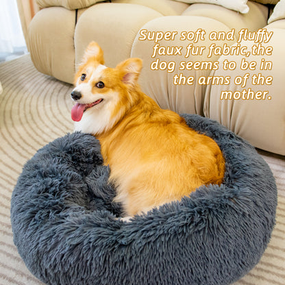 Washable Anti-Anxiety Fluffy Pet Bed